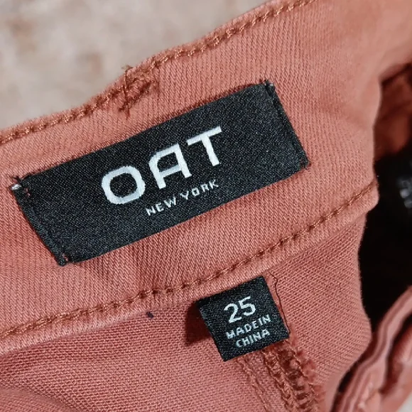 OAT New York High Rise Wide Leg Crop Jeans Womens Sz 25 - Picture 9 of 10